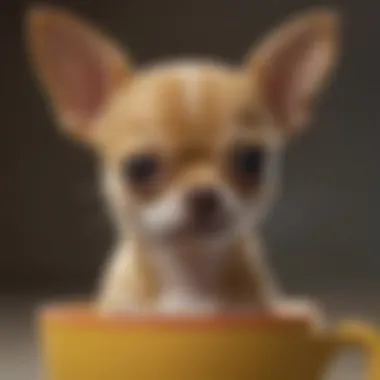 Close-up of a Teacup Chihuahua's features