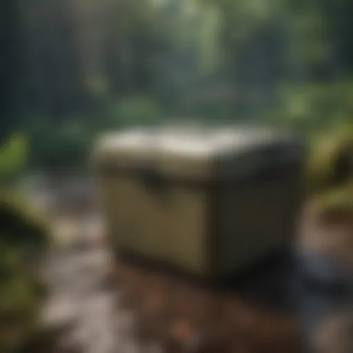 Variety of bait boxes showcasing different designs and materials