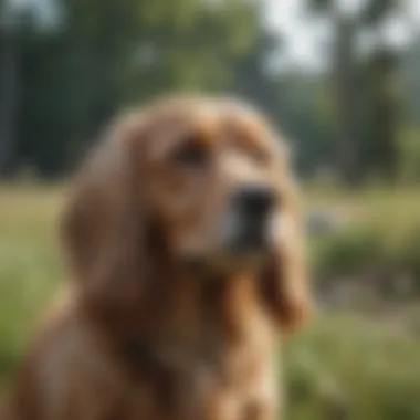 Grooming Essentials: A Barrier Against Fleas Dog owner grooming their pet