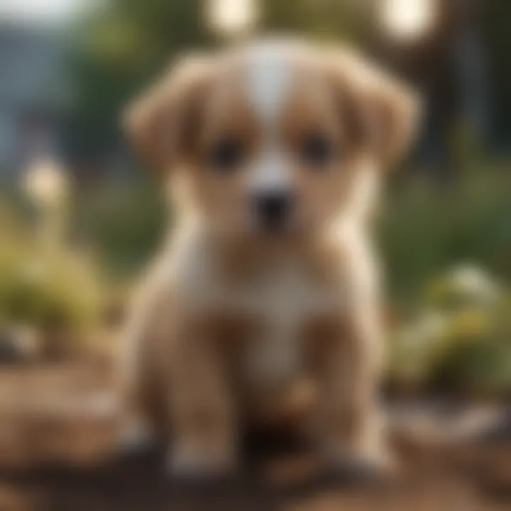 Puppies being featured in an engaging online video