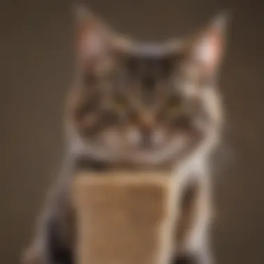 Happy cat using a durable scratching post