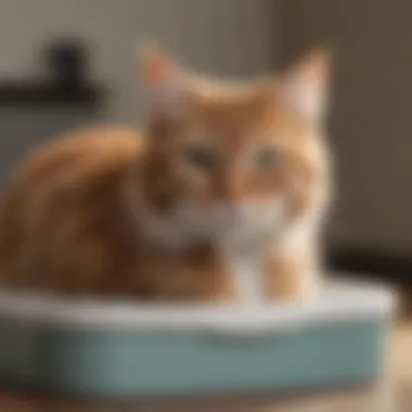Maintaining Hygiene in Your Cat's Litter Box A clean litter box setup emphasizing hygiene and comfort for cats