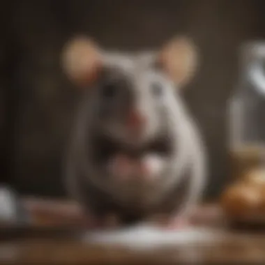 Visual representation of rats affected by baking soda