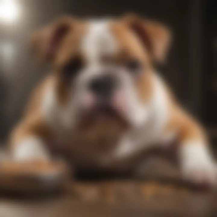 Feeding guidelines for bulldog puppies