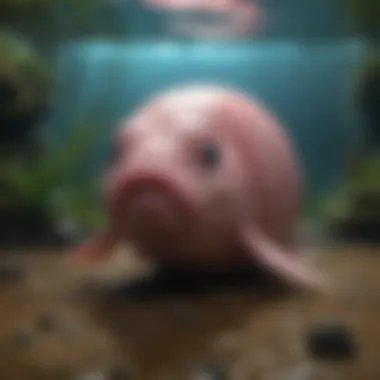 An illustration depicting the environmental conditions essential for blobfish survival.