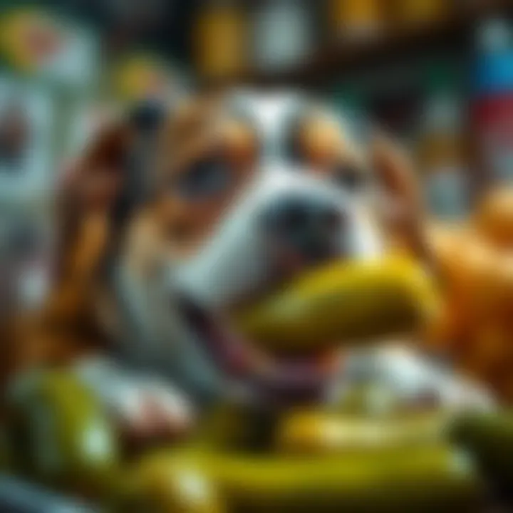 The Intersection of Canines and Culinarians: An Analysis of Dogs Consuming Pickles Summary