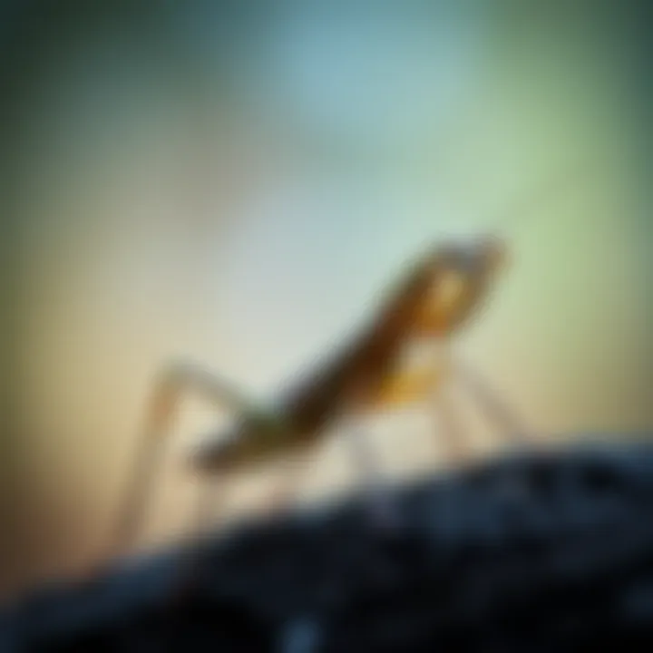 Conservation efforts for praying mantis habitats