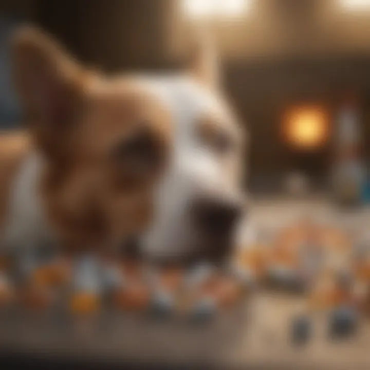 Illustration of antibiotic resistance in pets