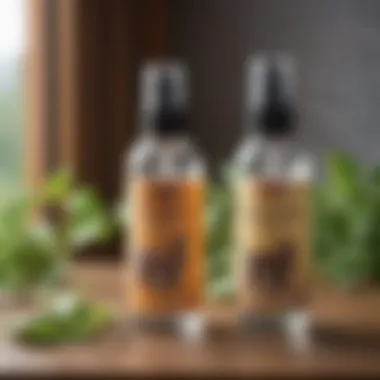 DIY Pet Deodorizer Alternatives A DIY pet deodorizer recipe displayed alongside eco-friendly ingredients.
