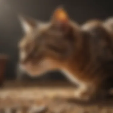 Contrasting Traditional and Trackless Cat Litter Comparison of traditional and trackless cat litter