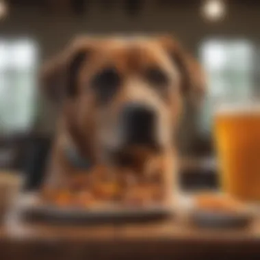 Enjoying a Nutritious Meal A dog enjoying a nutritious meal