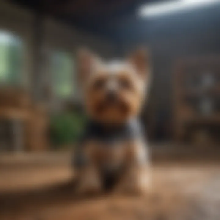 A clean environment showcasing allergen-free space for Yorkshire Terriers