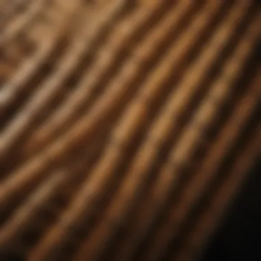 Textiles made from bamboo fibers demonstrating their natural elegance