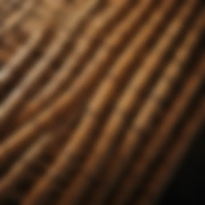 Textiles made from bamboo fibers demonstrating their natural elegance