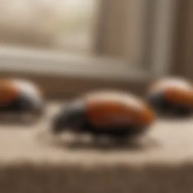 Lifecycle of Carpet Beetles Infographic illustrating the lifecycle of carpet beetles.