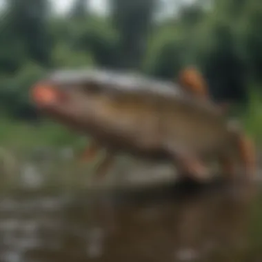 Conservation Strategies for Catfish Conservation efforts in a river to protect catfish habitats.