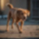 Dog struggling to stand due to front leg weakness