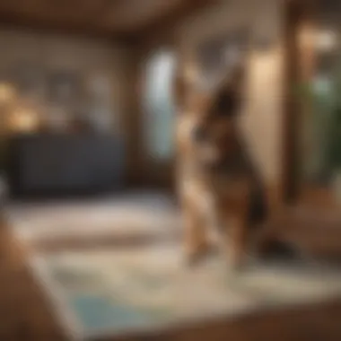 Dog Boarding Service Locations Map highlighting different locations of dog boarding services