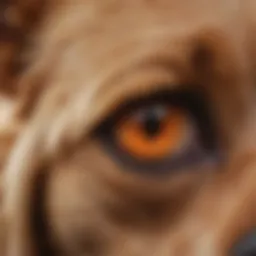 Close-up of a dog's ear showing inflammation