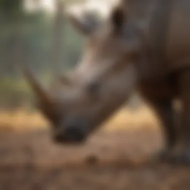 Causes of Rhino Extinction An infographic outlining the causes of rhino extinction