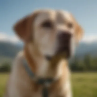 A selection of different types of ACL braces suitable for Labrador retrievers.