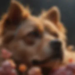 Visualization of lymphoma cells in a dog's lymphatic system