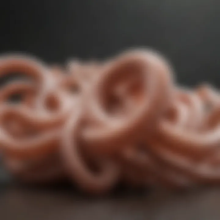 Illustration of different types of tapeworms that affect dogs