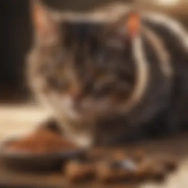 Smart Choices for Your Cat's Nutrition Pet owner choosing cat food