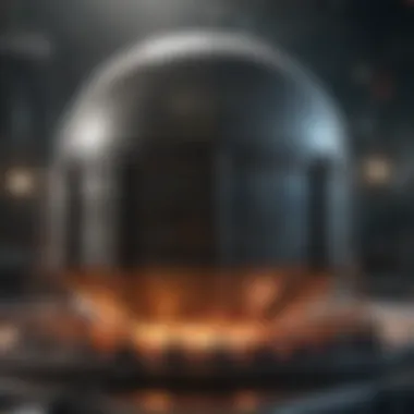 Nuclear Reactor Core Energy Dynamics Overview of nuclear reactor core with energy output
