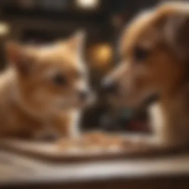Care Approaches for Pets and Wildlife A graphic representation showing the differences in care approaches for domestic pets and wildlife based on perannual insights.
