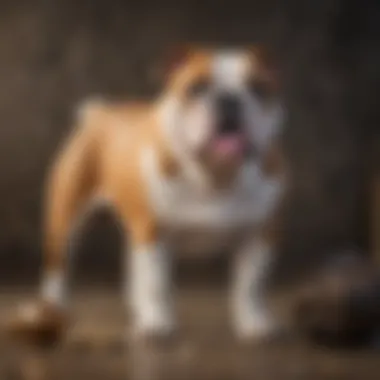 Healthy Lifestyle for Bulldogs A Bulldog engaging in healthy activities and exercise