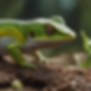 Diverse Food Sources for Anoles An assortment of insects and small invertebrates, common food sources for anoles.
