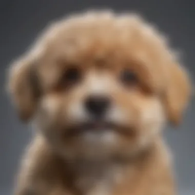 Close-Up of a Maltipoo A close-up of a Maltipoo's adorable face and expressive eyes