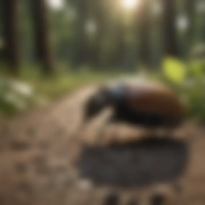 Visual representation of prevention strategies against beetles