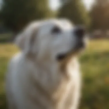 Great Pyrenees in a rural setting