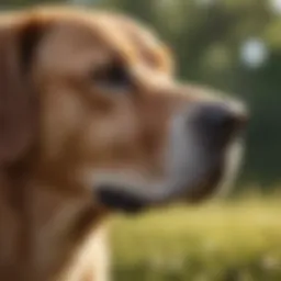 Illustration depicting various common dog allergies