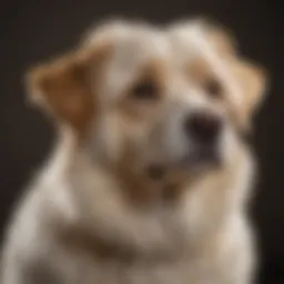 A close-up of a hypoallergenic dog with a soft coat