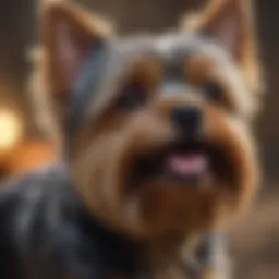 Yorkshire Terrier showcasing its unique vocalization