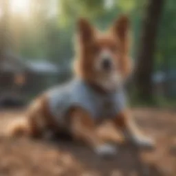 Comfortable dog diaper for female dogs in heat