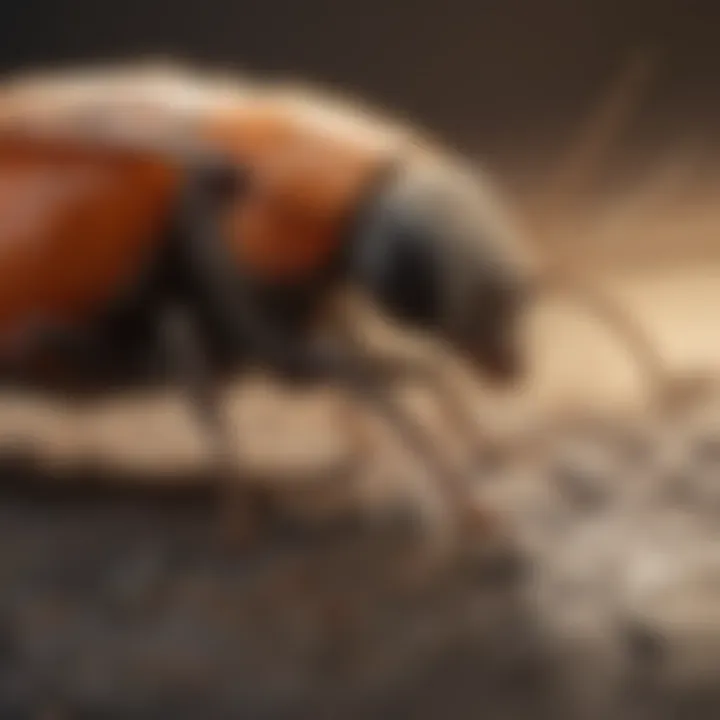 Visual comparison of mite bites and other insect bites