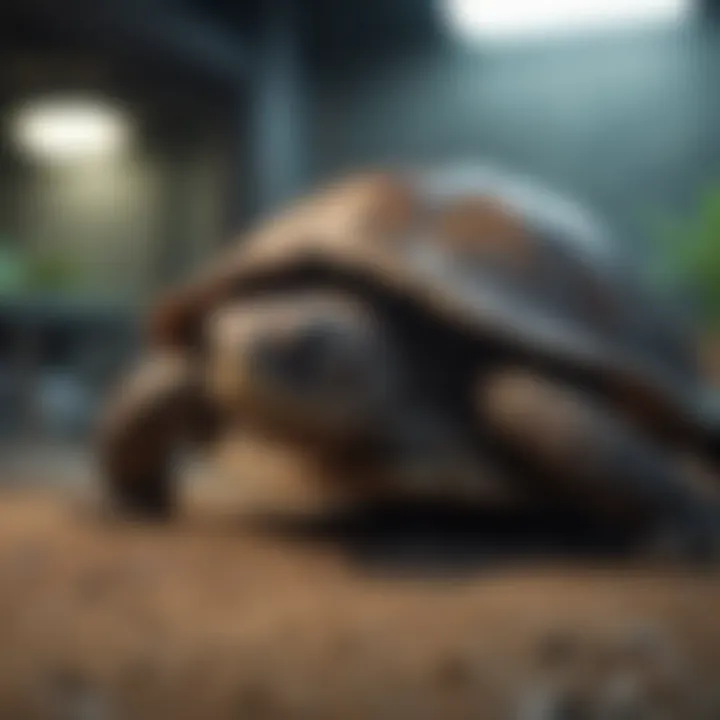 A compassionate adoption center showcasing rescued turtles ready for new homes.